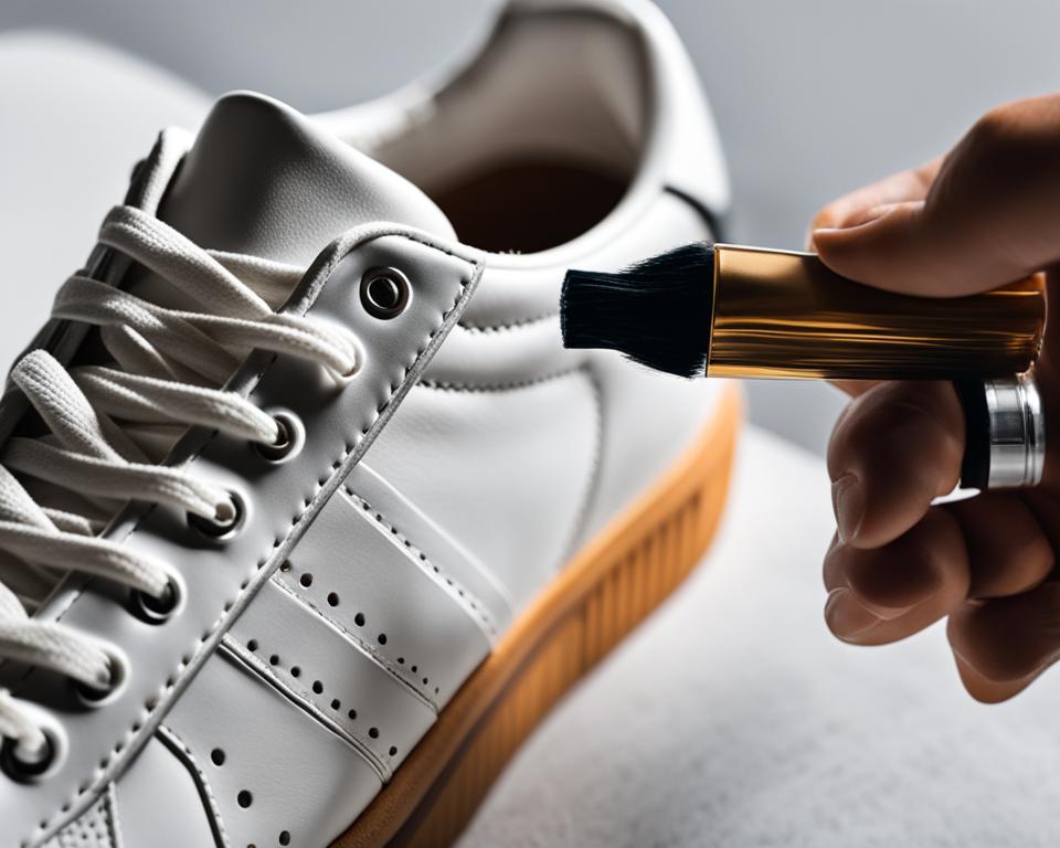 white leather sneakers care tips