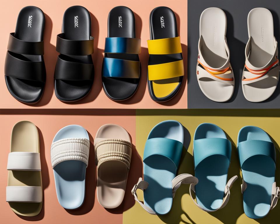 compare yeezy slides with other brands