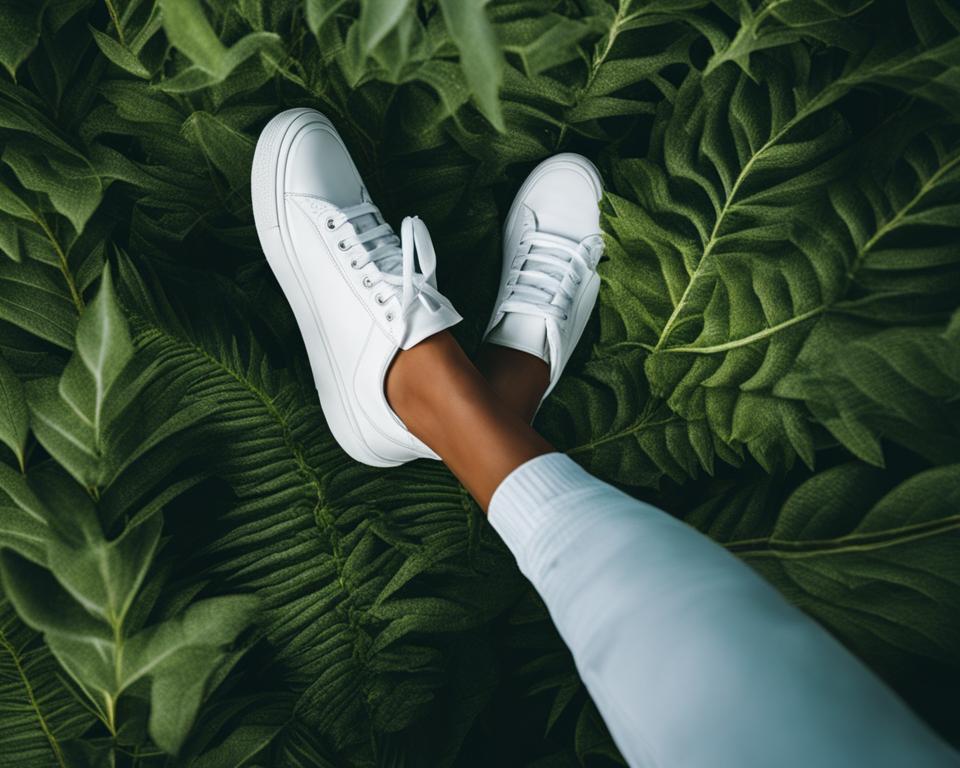 eco-friendly white sneakers
